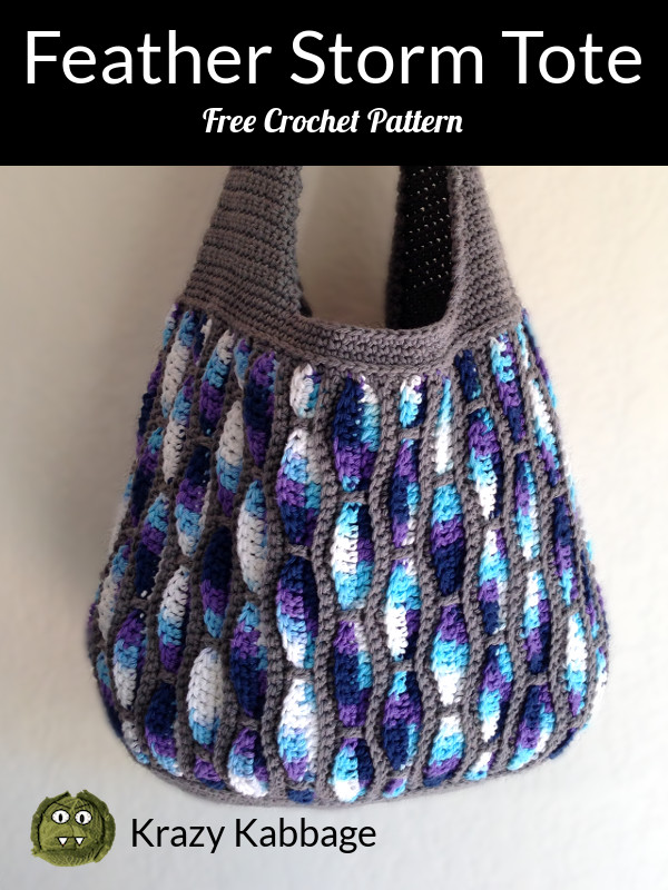 feather storm tote bag free crochet pattern main image2